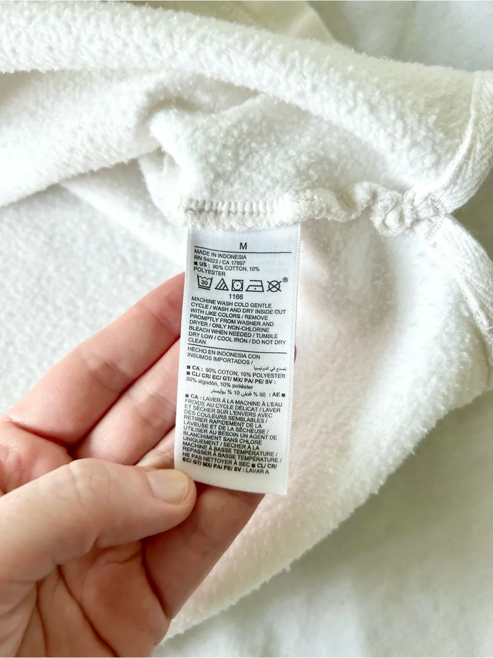 Old Navy oversized zip